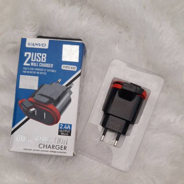 Vanvo 2USB Wall Charger