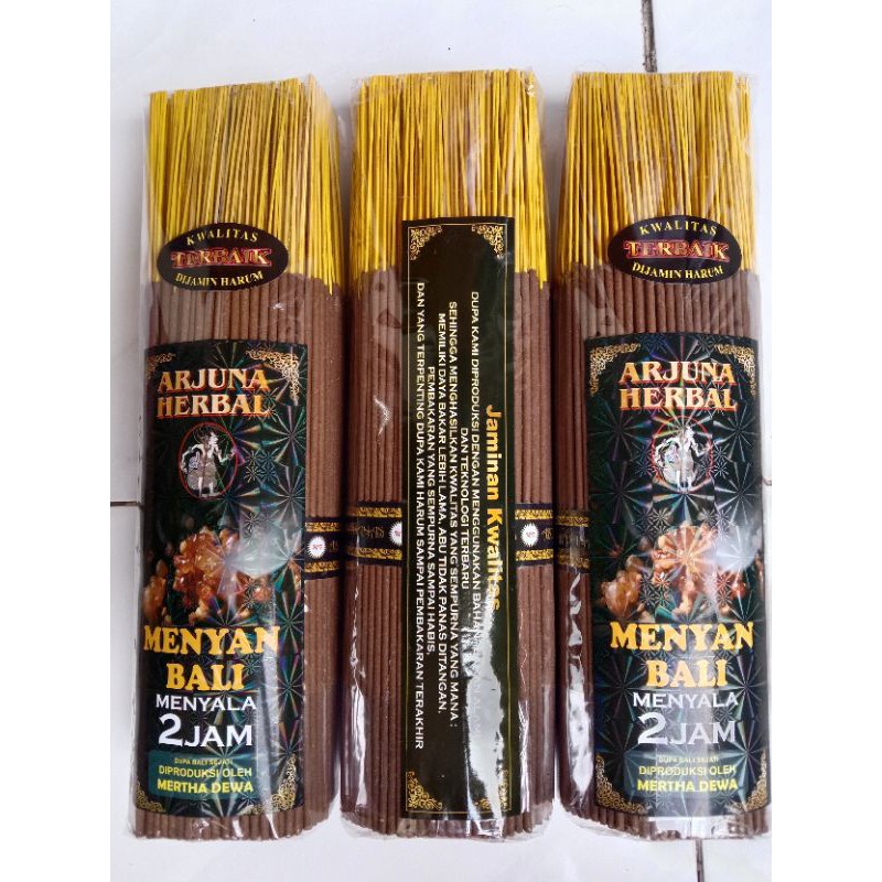 BEST SELLER!! Hio Dupa Wangi Arjuna Herbal Kemenyan / Menyan Bali Stik 32cm Kemasan 900gr