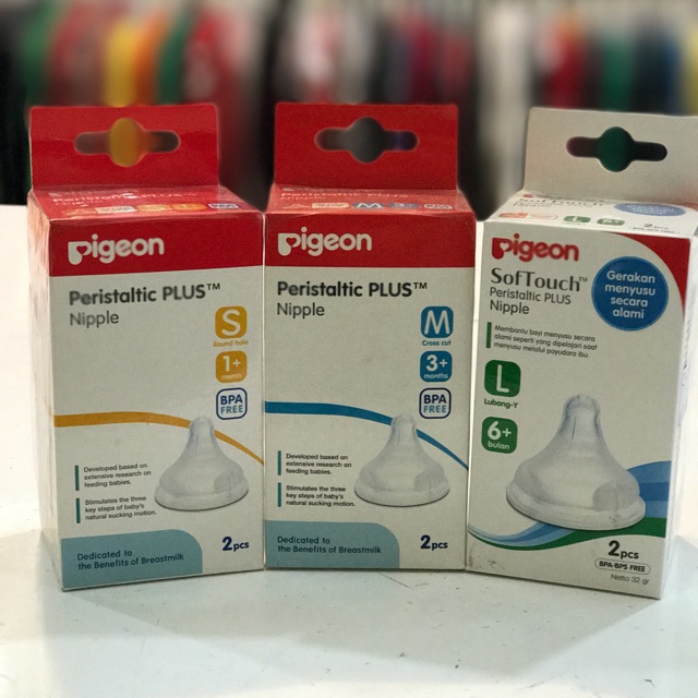Pigeon nipple peristaltik plus ( WIDENECK)