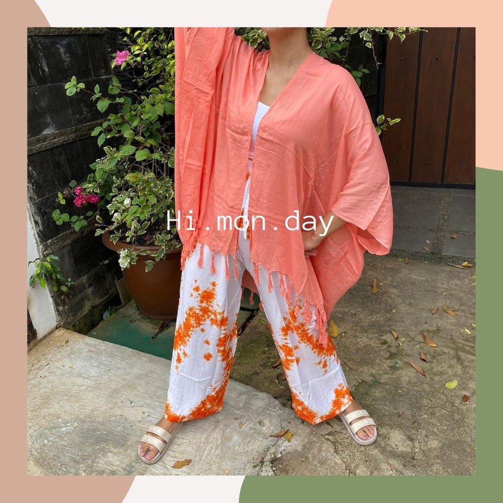 

Brush Your Colour Cardigan Set Tie Dye
