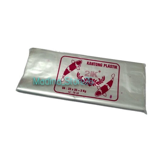 

TERBARU!!! Plastik PP KOI 3 KG isi 5 pcs/Plastik Bening/Plastik PP Bening