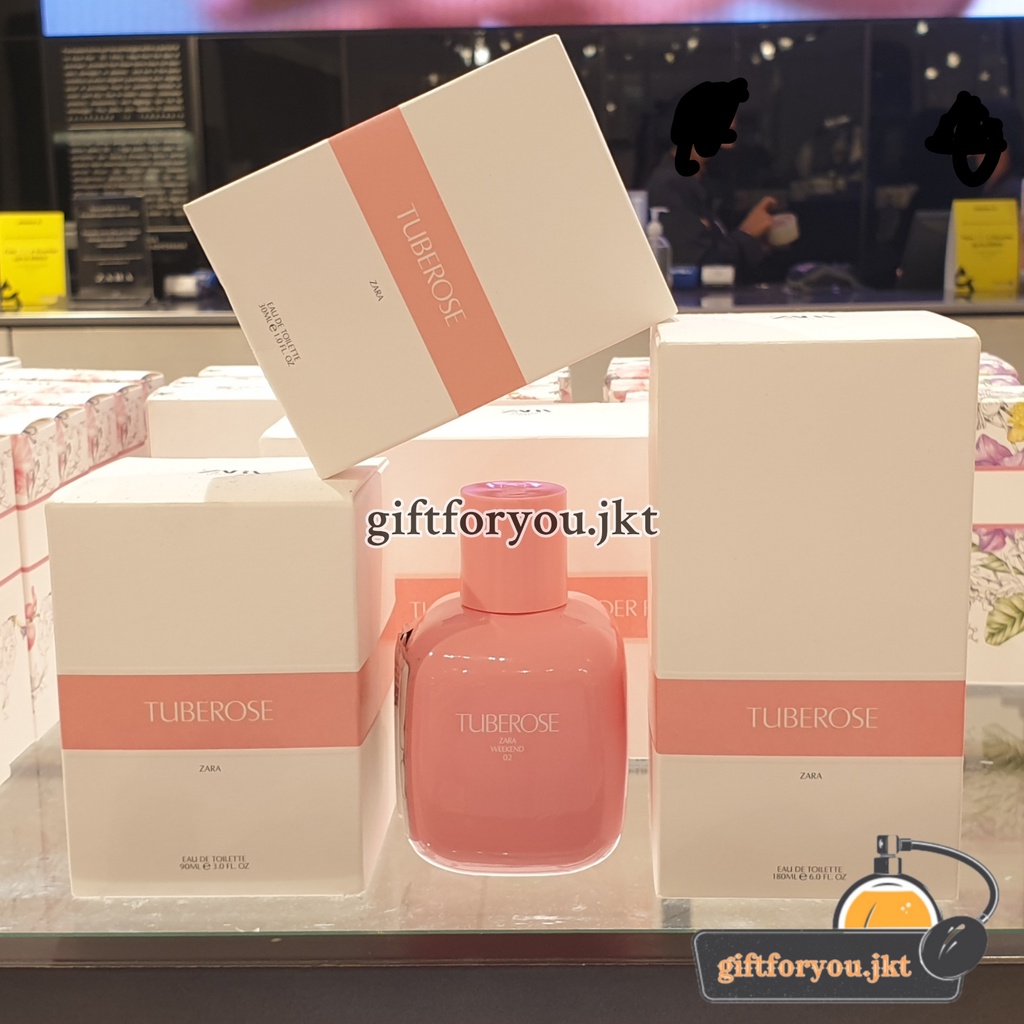 Parfum Zara Tuberose 10 30 90 100 180 200 ml Original Official Store EDT Summer Winter Parfum Wanita