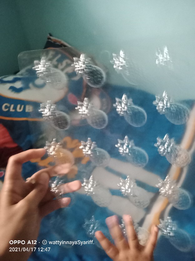 Cetakan Coklat Puding Mika Buah Nanas