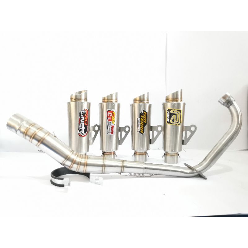 Knalpot Racing Stainless Vixion Old/New, Satria Old/Injeksi & All Motor