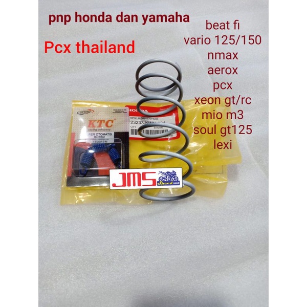 per cvt pcx thailand plus per ganda/sentrik ktc racing 1000/1500/2000 rpm universal nmax aerox lexi miom3 soulgt125 pcx 150 vario 125/150 freego scoopy genio