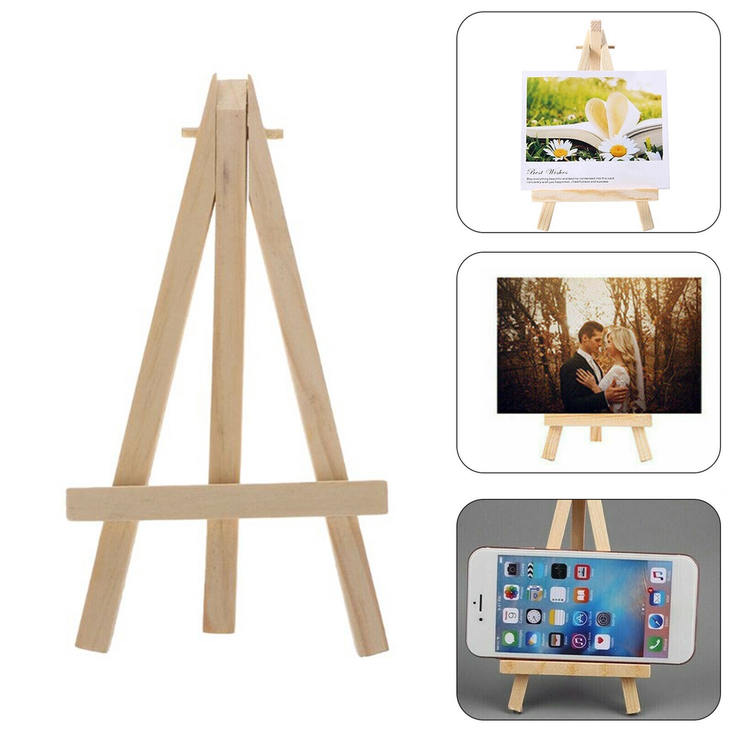 Tripod stand kayu lukis photo, wooden easel