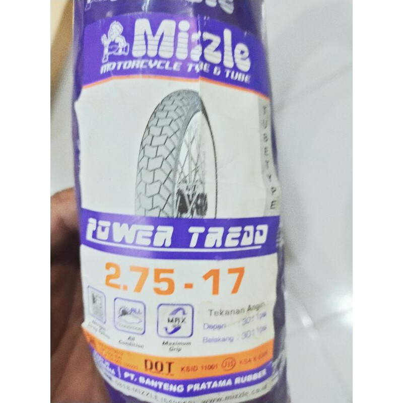 MIZZLE BAN LUAR TYPE POWER TREAD 275 RING 17 TUBETYPE