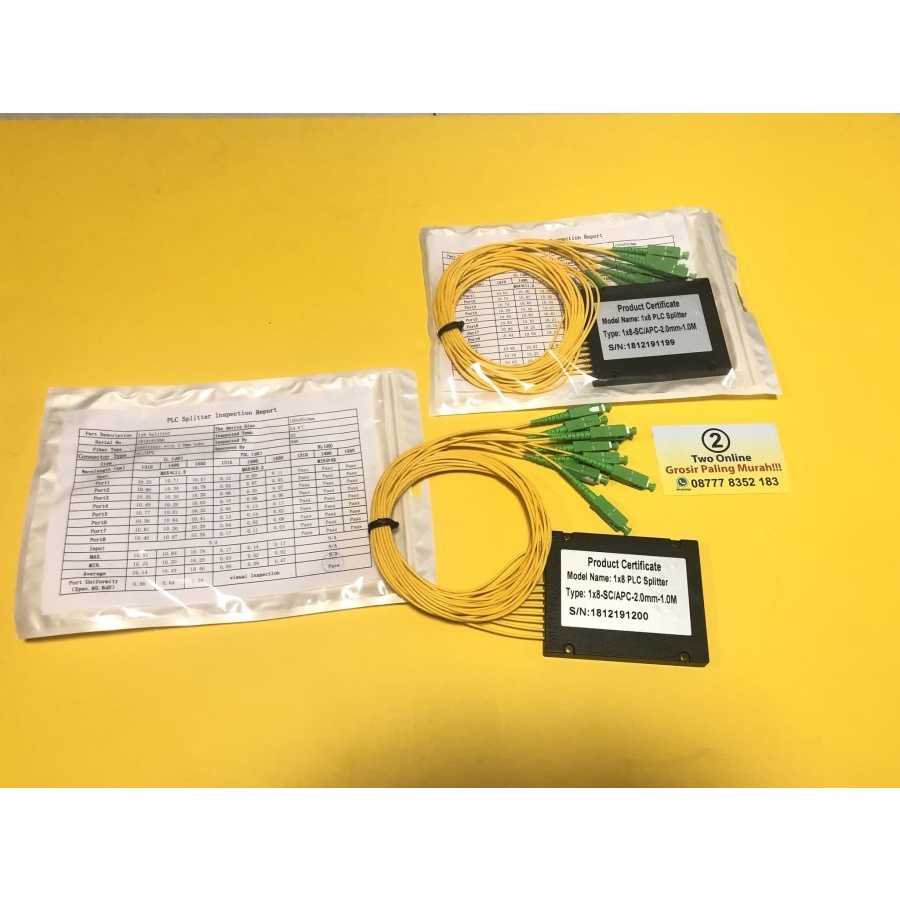 Passive splitter / pasif spliter 1:8 fiber optic MODULAR - UPC-MODULAR