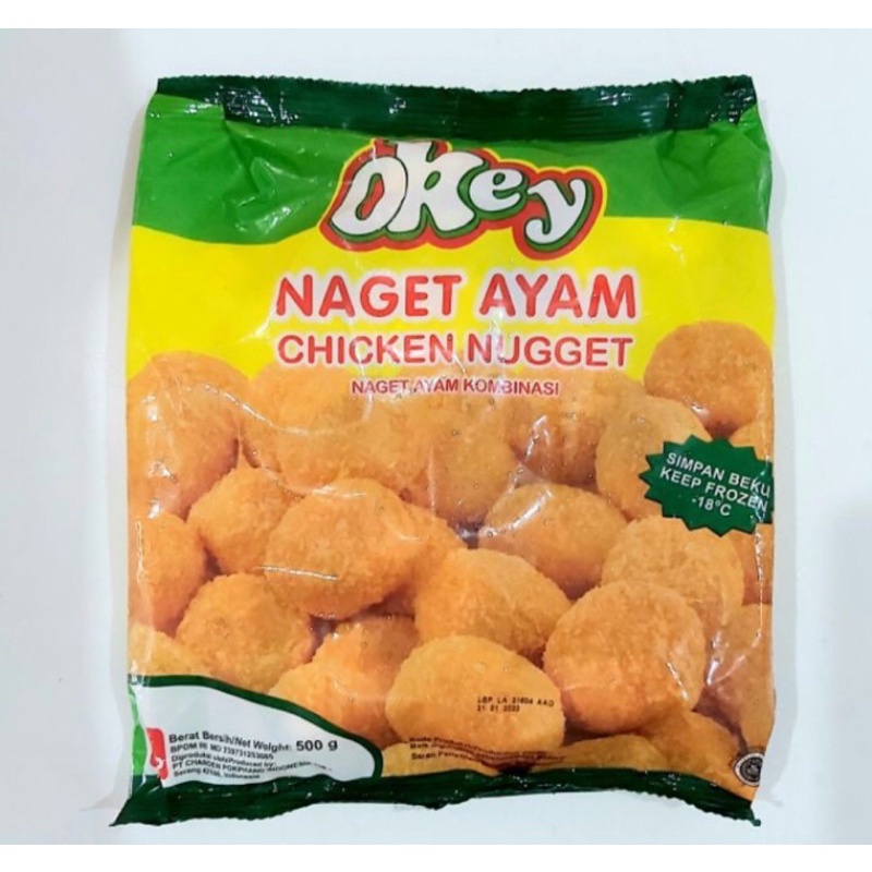 

Okey Naget Ayam Bulat 500 gr