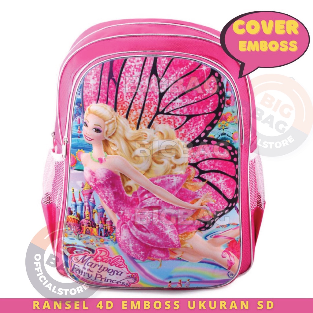 RTM - Tas Ransel Anak Perempuan Ransel UNICORN / BARBIE / FROZENRansel Timbul - BIG EMBOSS SPARKLE RAINBOW - School Bag Tas Sekolah Anak - Tas Anak Sekolah Tas Anak Kecil Tas Anak SD Tas Anak TK Promo Diskon Termurah Terlaris Terbaru Best Seller