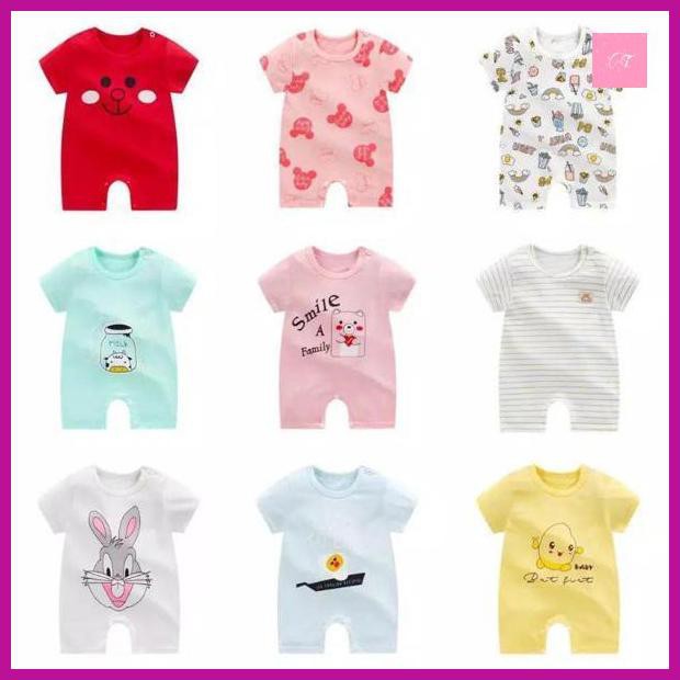 Romper Fashion Bayi / Baju Kodok Bayi Bahan Catton Combed 30s