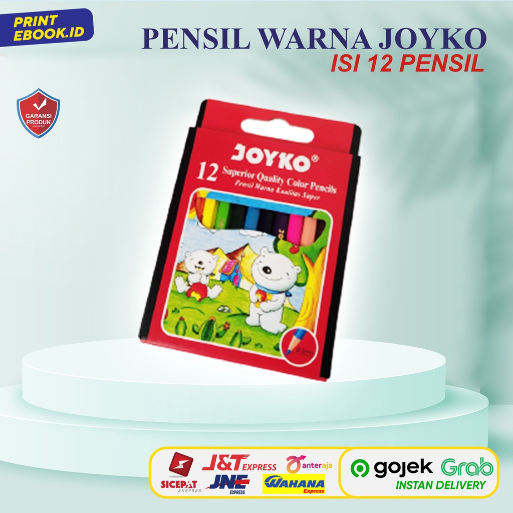 

[TERLARIS] PENSIL WARNA JOYKO 12 PENDEK