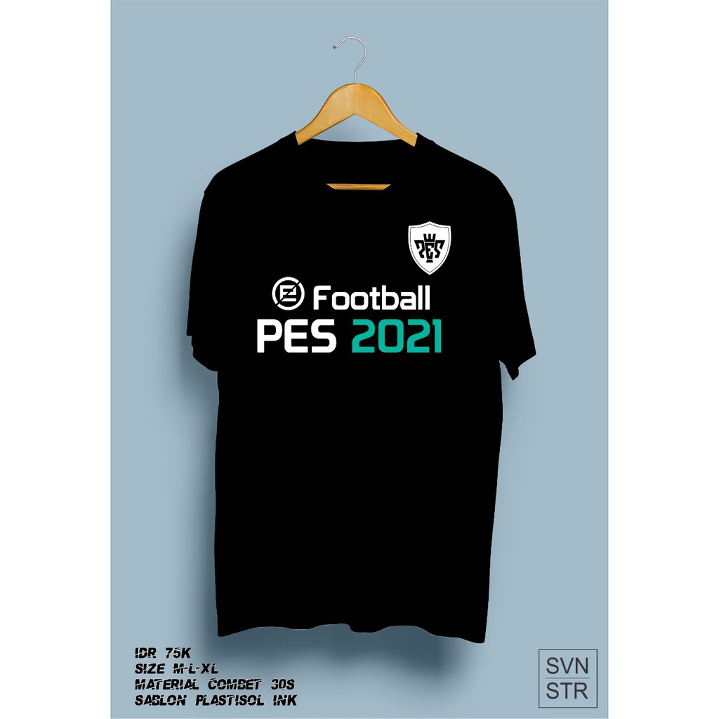 kaos pes 2021 / contton combed / sablon plastisol