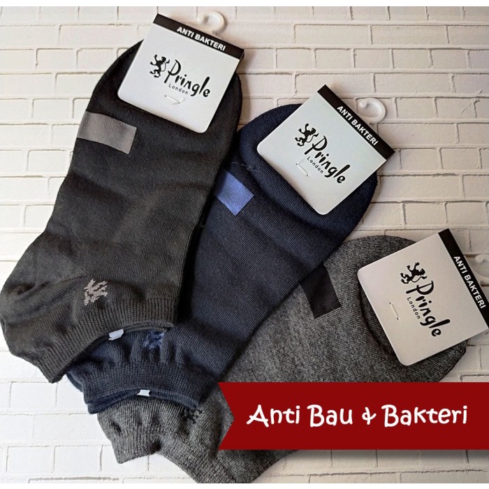 Kaos kaki ANTI BAU & BAKTERI Pringle by Mundo 25-26 - Ankle