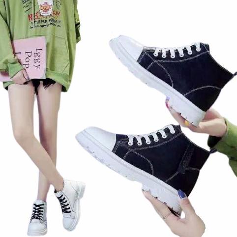 Best Product Martin Boots S136 Fashion Korea Wanita Import Sepatu Ankle Ootd - Paling Diminati
