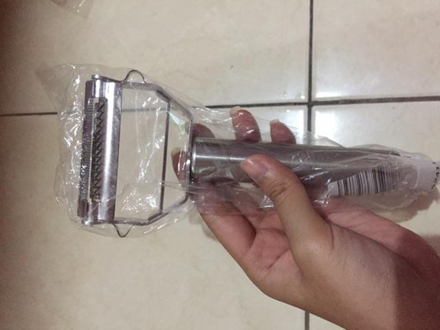 Whid Pengupas Buah / Sayur Fungsi Ganda Bahan Stainless Steel