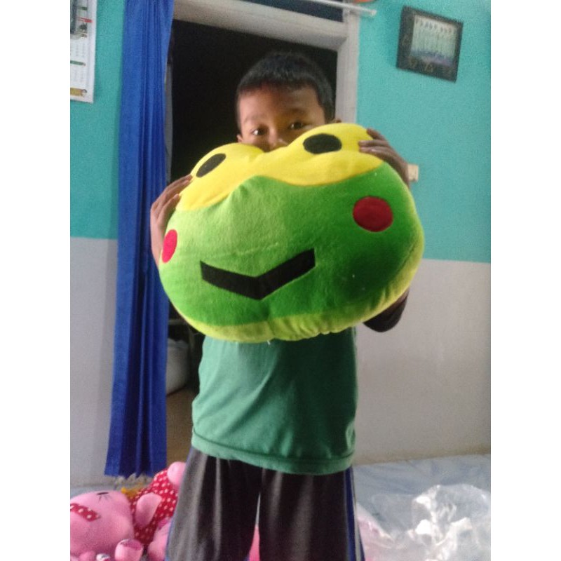Bantal kepala karakter keroppi