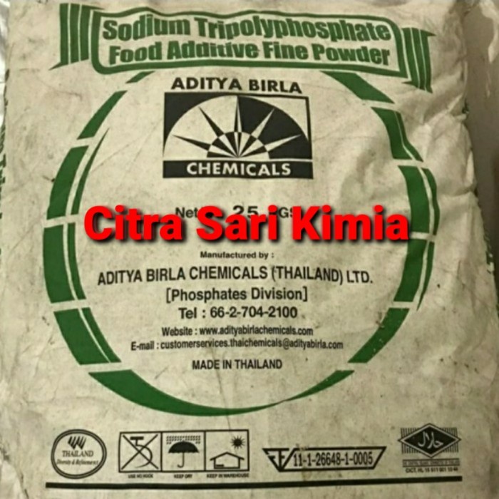 

PROMO [COD] STPP Food Grade / Sodium Tripolyphosphate /Pengenyal Mie Dan Bakso 1Kg