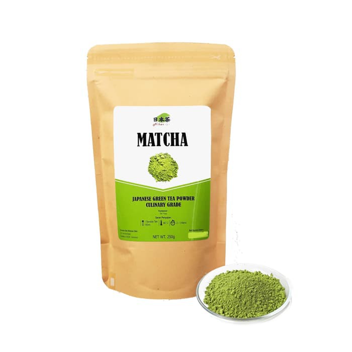 

Spesial Matcha Japanese Green Tea Powder ( Bubuk Teh Hijau Jepang ) 250gr Berkualitas