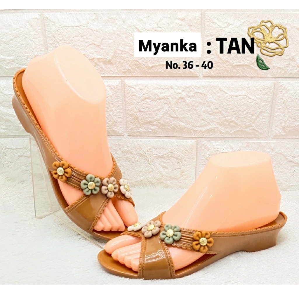 Myanka jelly shoes wedges Helena