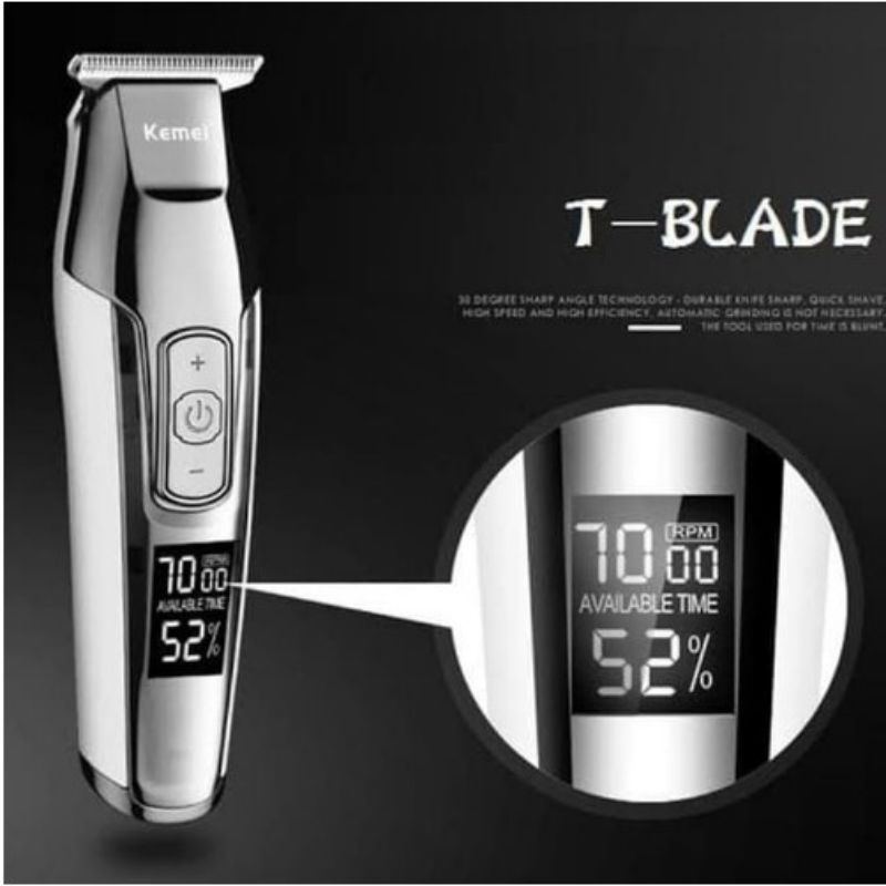 Hair Trimmer Kemei Km-5027 // Alat Cukur Charger // Cukuran Rambut