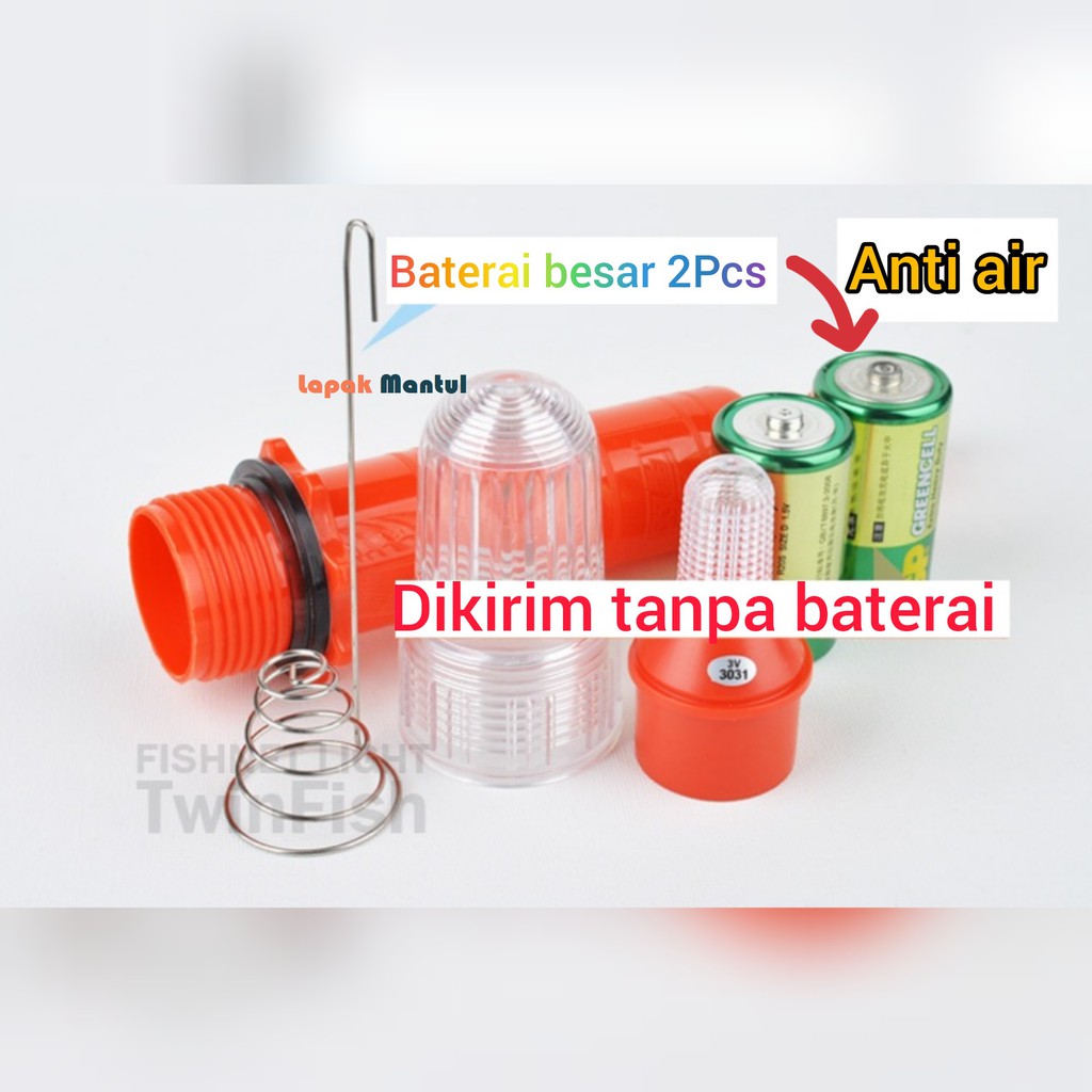 LM-0025 Lampu Torpedo 2&amp;3 Lampu Bersinyal 2&amp;3 Warna Cahaya, Lampu Kapal Nelayan Baterai Besar Type D