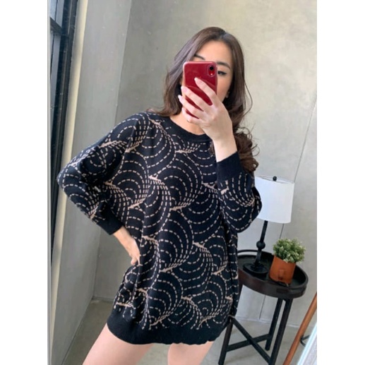 Blus Rajut Import Jumbo XXXL Premium Razka Knits Cotton Premium