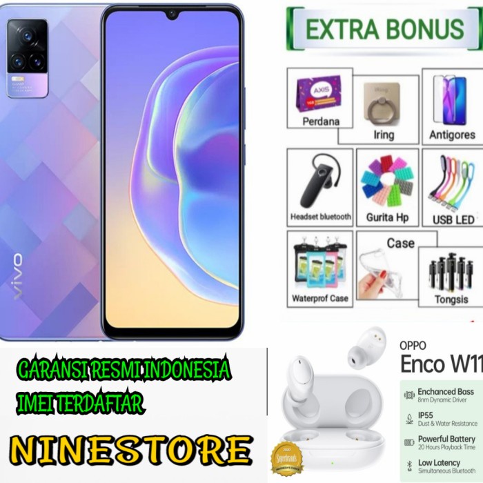 VIVO V21 5G RAM 8+3GB ROM 128GB GARANSI RESMI VIVO INDONESIA - NO BONUS, V21 4G 8/256GB