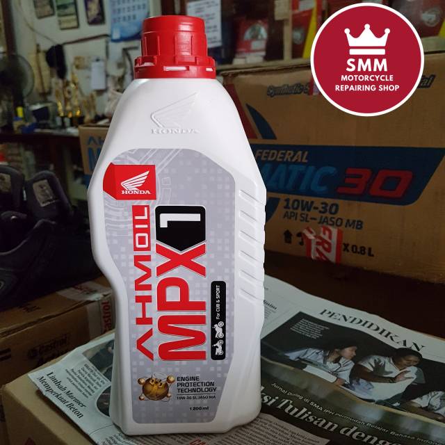 MPX 1 4T 1.2 Liter  10W/30 API SL JASO MA