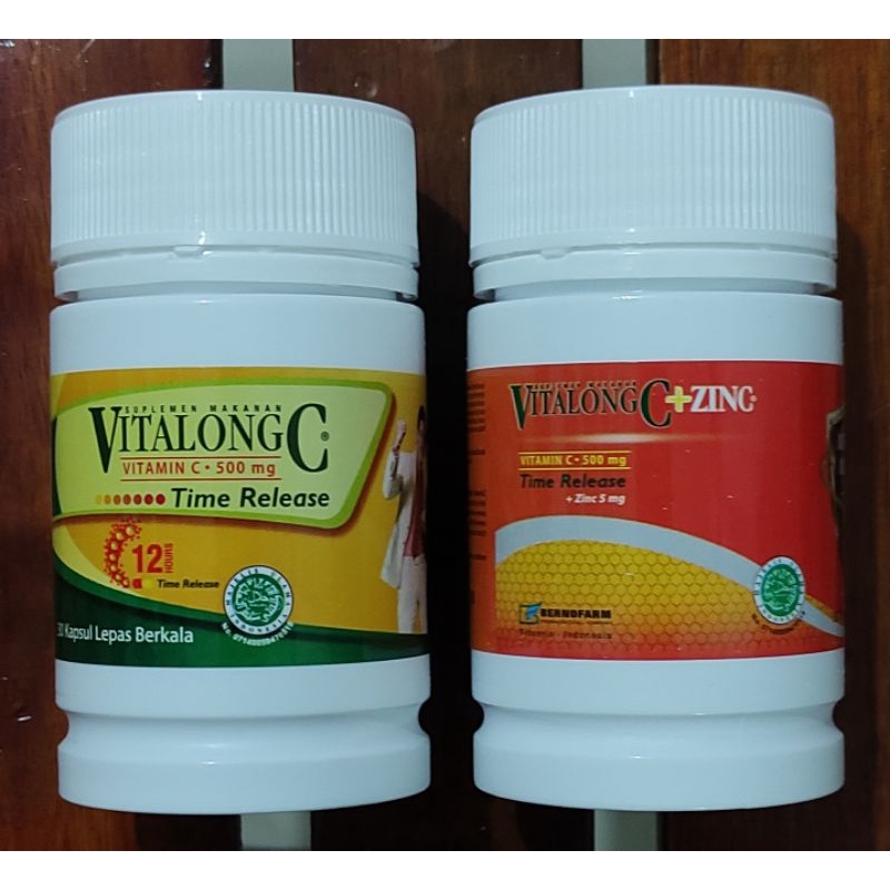 Vitalong C 30 Kapsul / VITAMIN C 500 MG / ZINC