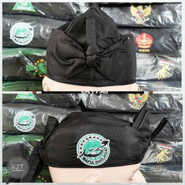 Blangkon bordir motif mafia sholawat