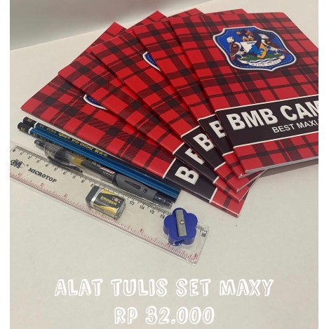 

Produk Paket Alat Tulis Set Maxy 11 / 5 Pcs Buku Bmb 36 Lembar Murah