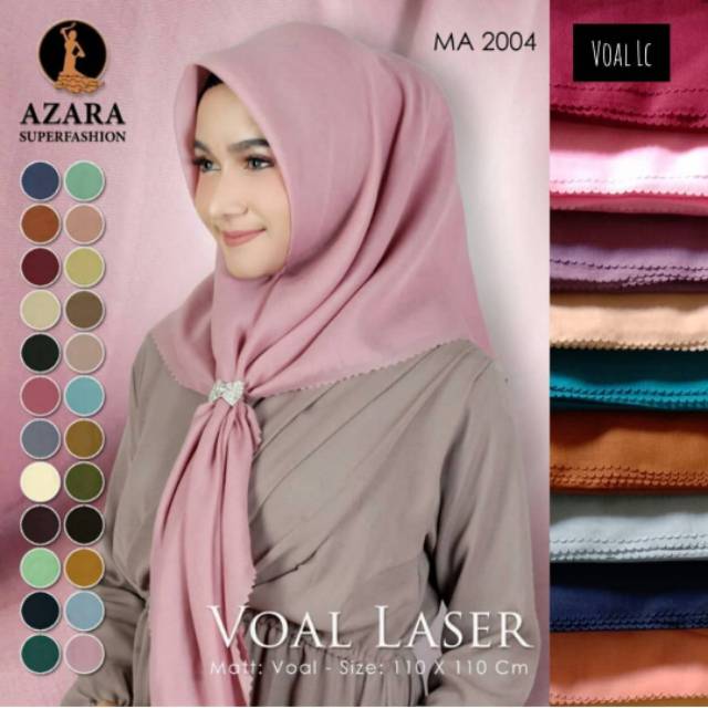 Segiempat voal laser (10 pcs)