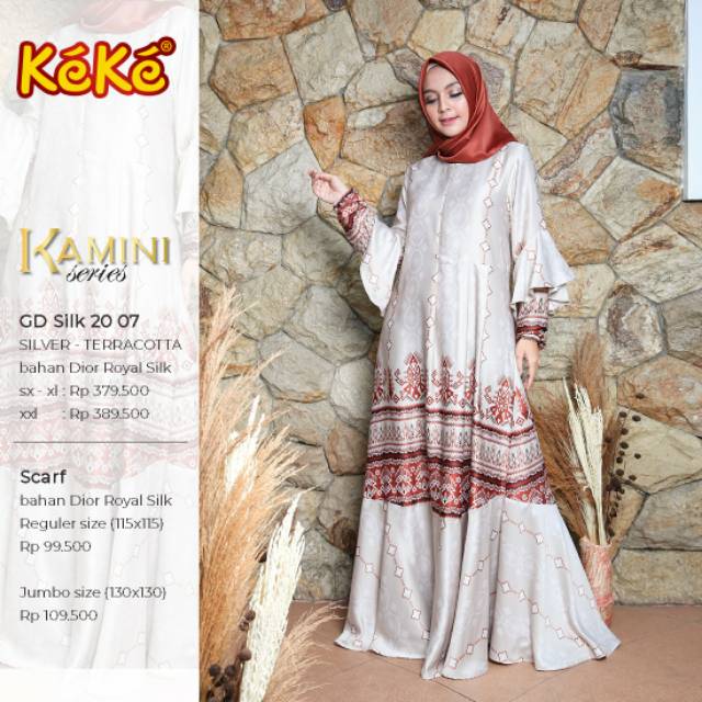 Gamis Dewasa Keke ~ Kamini Series GD Silk 20 07 ~