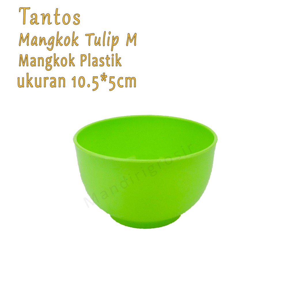 Mangkok plastik * Mangkok Tulip M * Hijau *5162