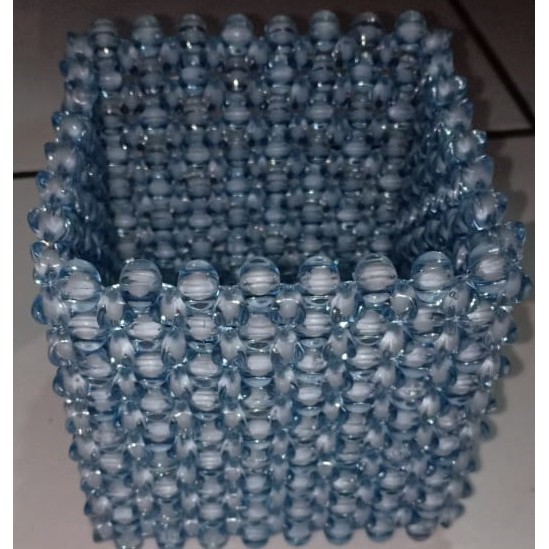 

KOTAK PENSIL AKRILIK BENTUK KOTAK BIRU MUDA