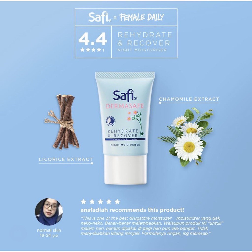 SAFI Dermasafe Series Gel Cleanser | Mousse Cleanser | Night &amp; Day Moisturiser | Booster Mist | KIT