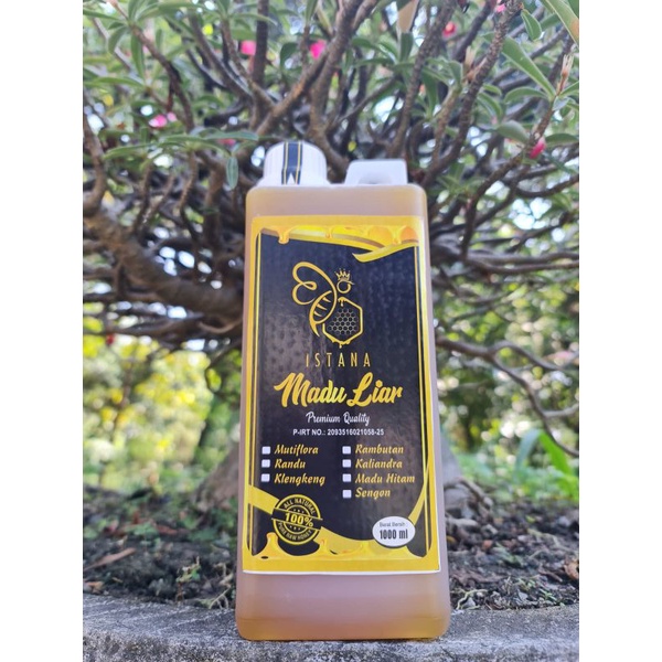 

madu asli murni nektar multiflora coklat