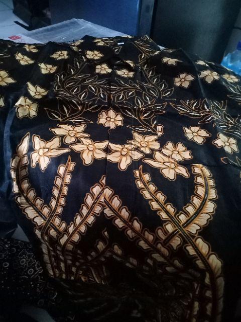 Bswart Batik Hrb026 Kenongo Hem Pendek Padi Pekalongan M L Xl Batik Pria Murah Modern Grosir