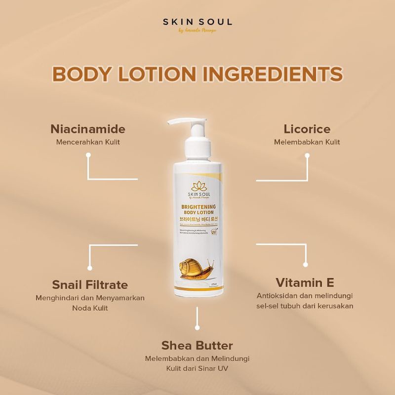 Skin Soul Brightening Body Lotion