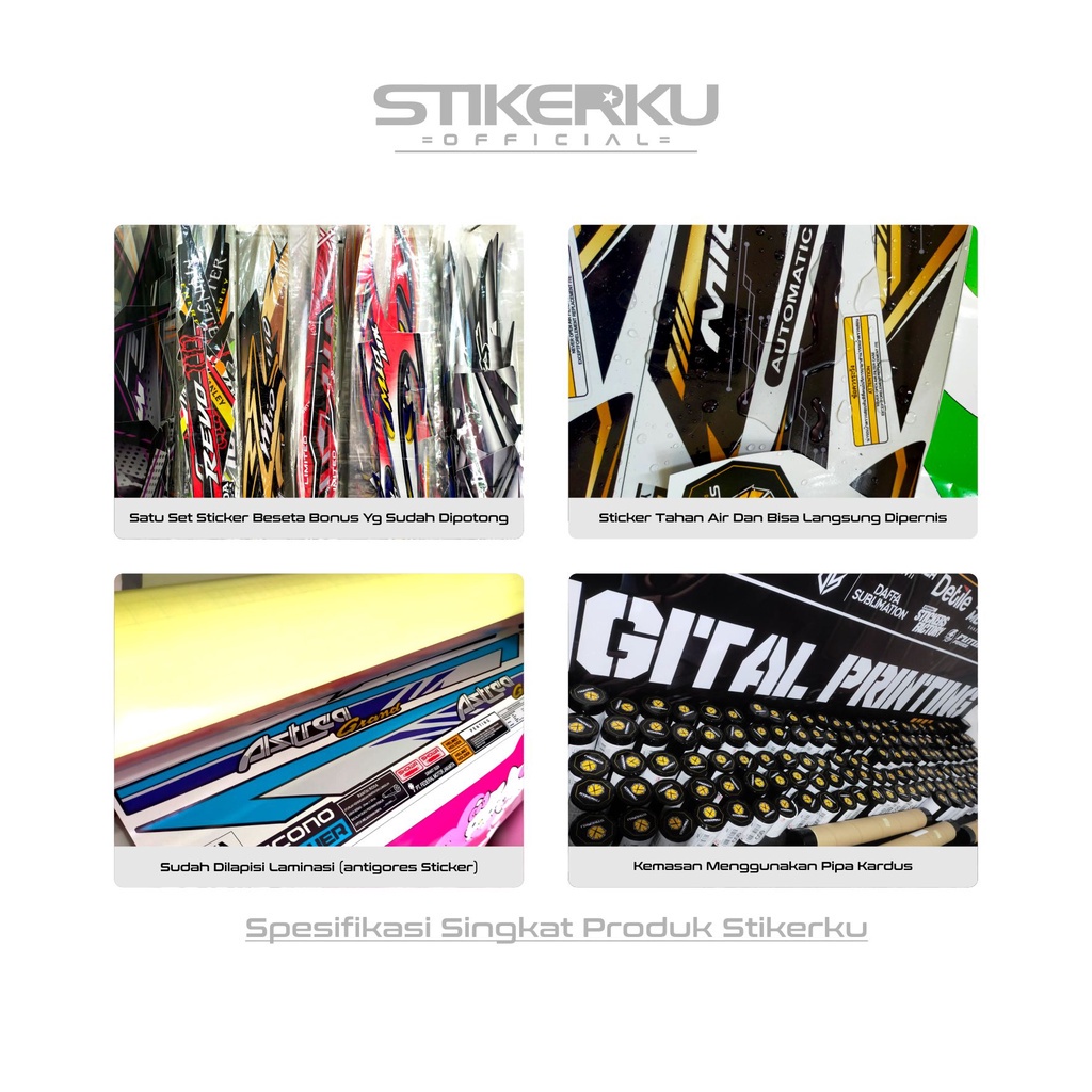 ID STRIPING SUPRA X LAMA / STIKER SUPRA-X LAMA / STICKER SUPRA X LAMA / SETIKER SUPRA X LAMA /