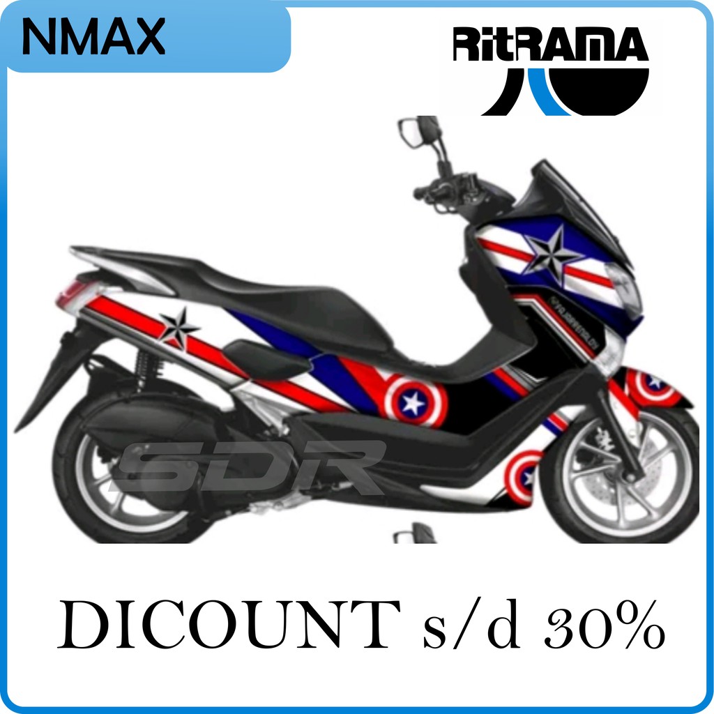 DECAL YAMAHA NMAX STIKER NMAX  decal nmax biru full body decal yamaha nmax sticker decal yamaha nmax