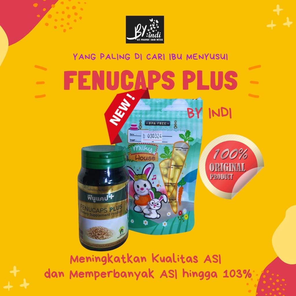 [ECER] FENUCAPS PELANCAR ASI BOOSTER ASI PENGENTAL ASI