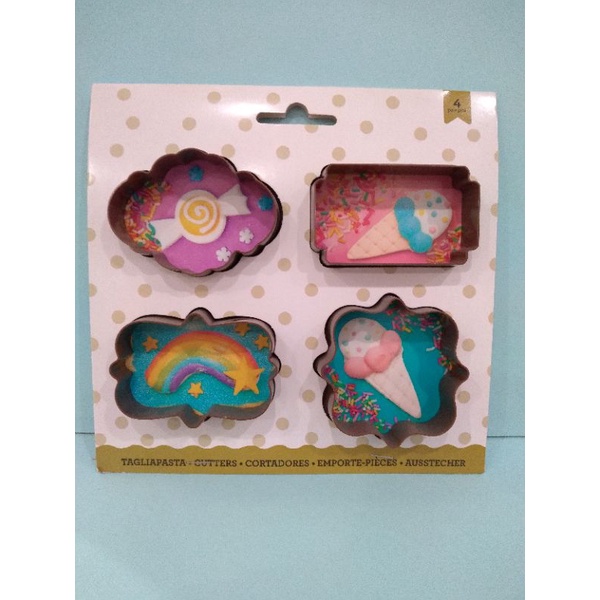 Cetakan Cookies Frame 4 pcs