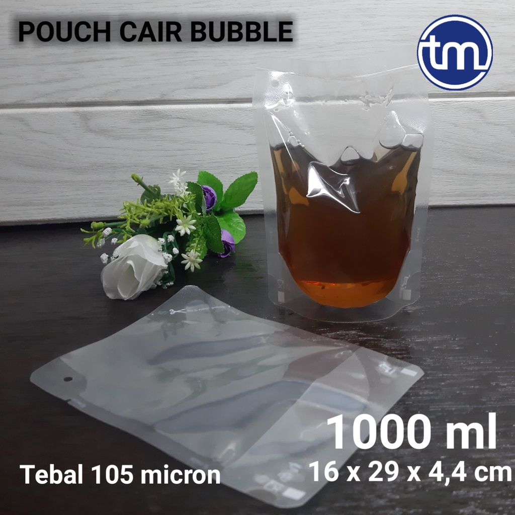 Standing Pouch Plastik Kemasan Cair Cairan Minyak 1000 ml