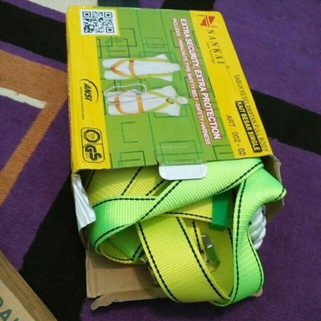 Safety Belt Body Hardness Single Hook Besar Harness Harnes Nankai Nng