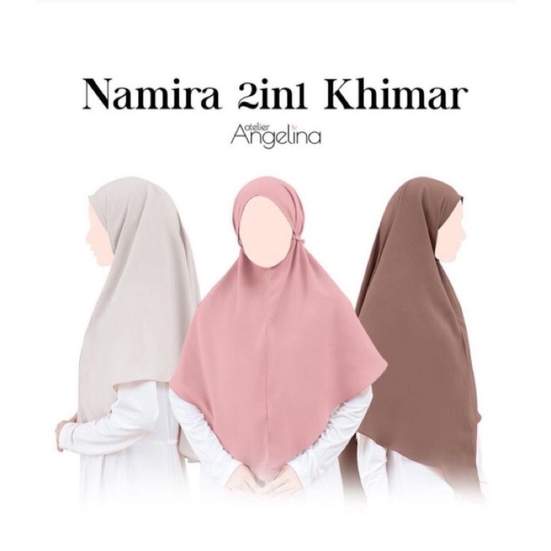 Preloved Namira 2in 1 Khimar Atelier Angelina size M