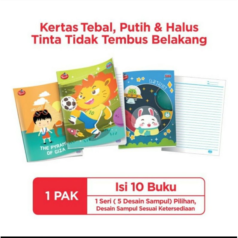 

Sidu buku tulis 58 lembar 1box : 24 pak