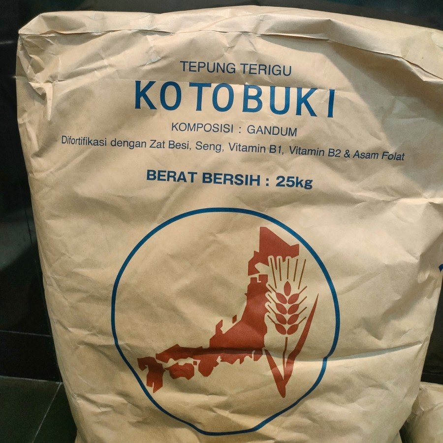 

KOTOBUKI 1 SAK (25 kg) tepung terigu protein rendah Jepang