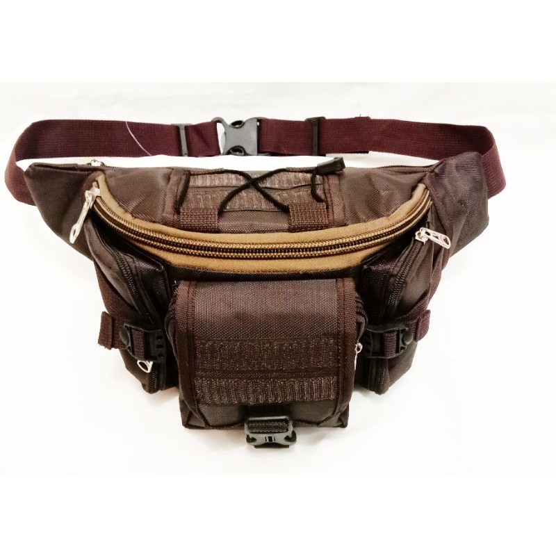 Tas Selempang pria / Waistbag Pria Tactical Army / Waistbag Loreng / Tas pinggang Tactical Army